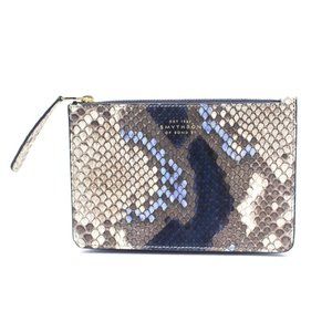 Smythson Leather Zipper Wallet